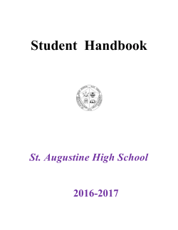 Student/Parent Handbook