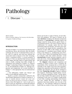 Pathology - Raptor Research Foundation