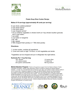 MB Potato Soup Recipe - Hillview Urban Agriculture Center