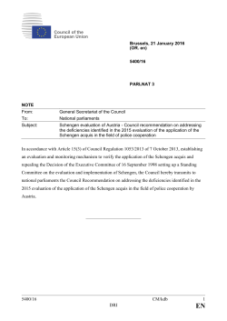 5400/16 CM/kdb 1 DRI In accordance with Article 15(3) of Council