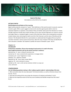 QOTK Curriculum - Quest of the Keys