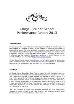 Ghilgai Steiner School Performance Report 2013