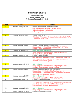 Study Plan JJ 2016