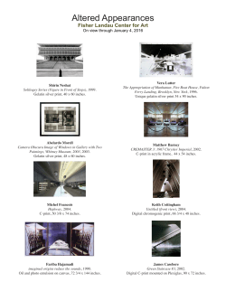 2nd floor - Fisher Landau Center for Art