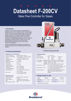 Datasheet F-200CV