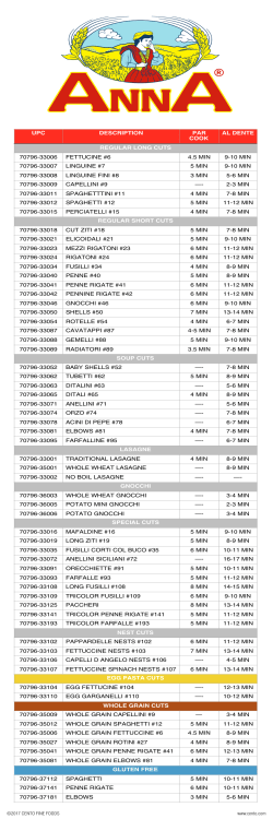 upc description par cook al dente regular long cuts 70796
