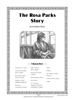 Rosa Parks Play