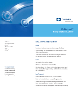 mallinckrodt&trade; nasopharyngeal airway