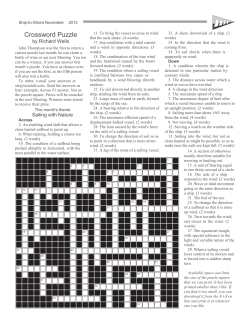 Crossword Puzzle