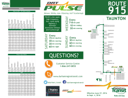 questions? - Durham Region Transit