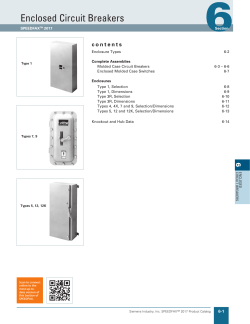 Enclosed Circuit Breakers