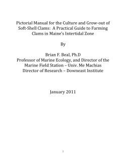 Pictorial Manual for the Culture and Grow-out of Soft