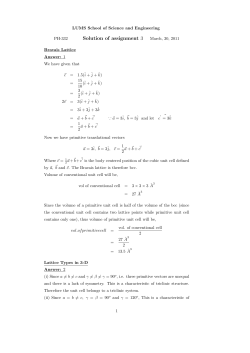 Solution of assignment 3