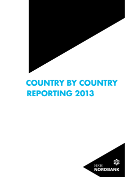 Country by Country reporting 2013