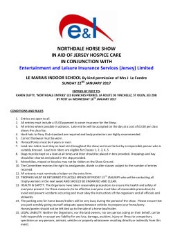 NORTHDALE SHOW 22nd JANUARY 2017
