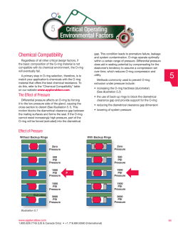 Critical Operating Environmental Factors