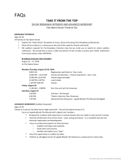 TAKE IT FROM THE TOP