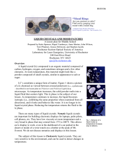 Mood Rings - OSA Rochester Section