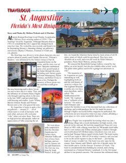 St. Augustine - Accent on Tampa Bay Magazine