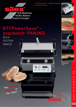 GTTPowerSave&reg; &ndash; snackwich&reg; PANINO