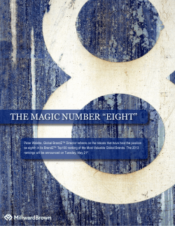 ThE Magic NuMbEr &ldquo;EighT&rdquo;