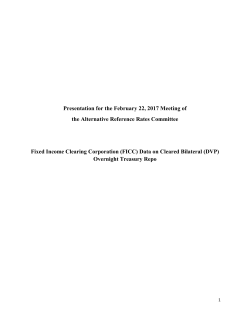 Presentation - Federal Reserve Bank of New York