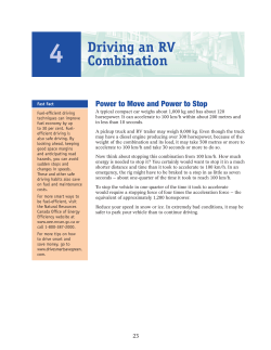 Driving with a Trailer