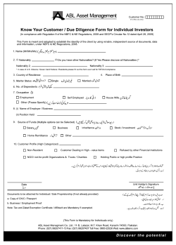 Employment 8. (i) Name of Employer / Business (ii) Position Held 10