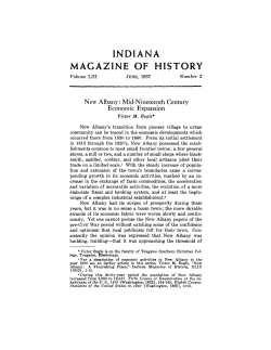 INDIANA MAGAZINE OF HISTORY