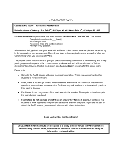 FOR PRACTICE ONLY - Carleton University