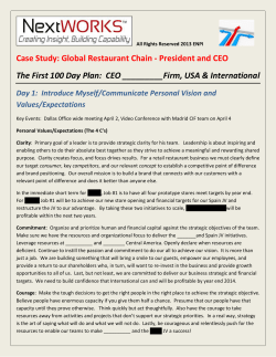 Case Study: Global Restaurant Chain