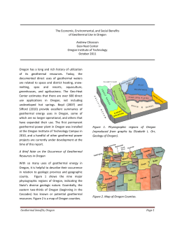 The Economic, Environmental, and Social Benefits of Geothermal