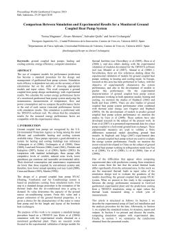 Comparison Between Simulation and Experimental Results for a