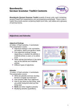 Boardworks German Content