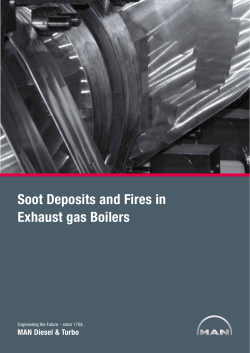 Soot Deposits and Fires in Exhaust gas Boilers