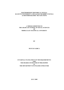 postmodernist historical novels