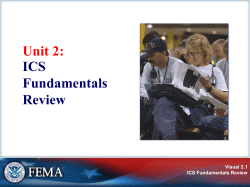 ICS Fundamentals Review - PreparingNewMexico.org
