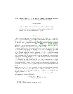 Lyapunov Exponents of Rank 2-Variations of Hodge Structures and