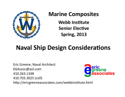 11. Naval Ship Design Considerations