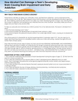 How Alcohol Can Damage a Teen`s Developing Brain Causing