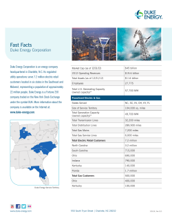 Fast Facts - Duke Energy
