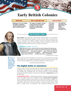 Early British Colonies