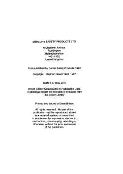 Mercury Hazards in Dentistry book