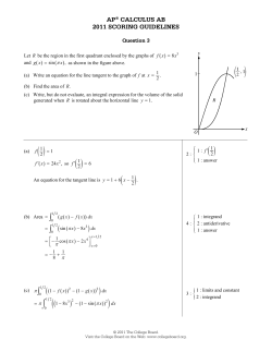 Sample Responses Q3 - AP Central