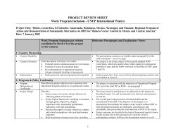 Project Brief - Global Environment Facility