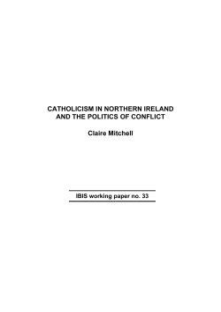 Catholicism in Northern Ireland and the politics of conflict