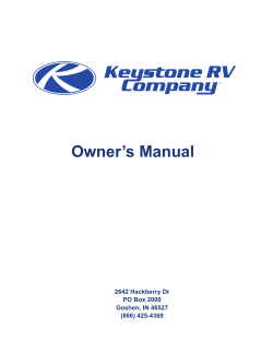 Owner`s Manual