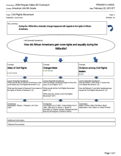 How did African Americans gain more rights and equality during the
