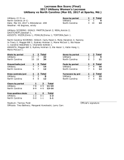 Box Score  - UAlbany Sports