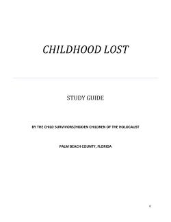 CHILDHOOD LOST